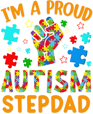 Im a Proud Autism Stepdad Puzzle Piece Advocate Support Baby Bodysuit