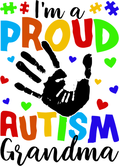 I'm A Proud Autism Grandma Autism Awareness Meaningful Gift Baby Bodysuit