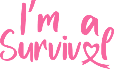 I'm A Survivor Cancer, Pink Ribbon, Breast Cancer Bucket Hat