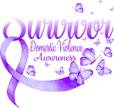 Im A Survivor Domestic Violence Awareness Butterfly Gift Kids Hoodie