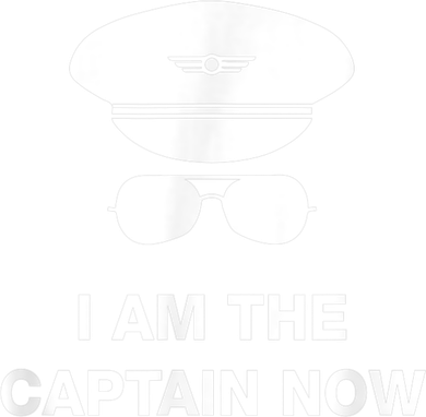I Am The Captain Now Funny Pilot Women's Hoodie