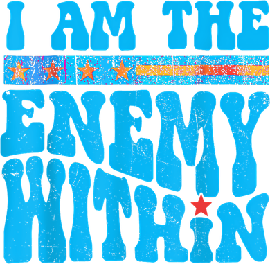 I Am The Enemy Within I Am The Enemy Within America Golf Towel