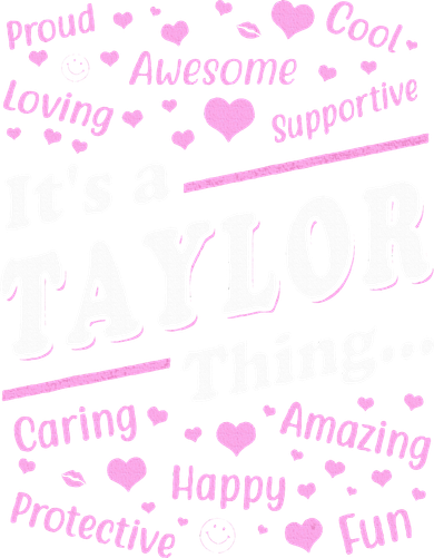 ItS A Taylor Thing Proud Family Surname Taylor Kids Hoodie