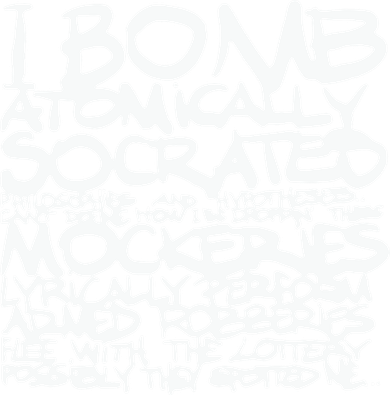 I Bomb Atomically Socrates’ Philosophies And Hypotheses Mousepad