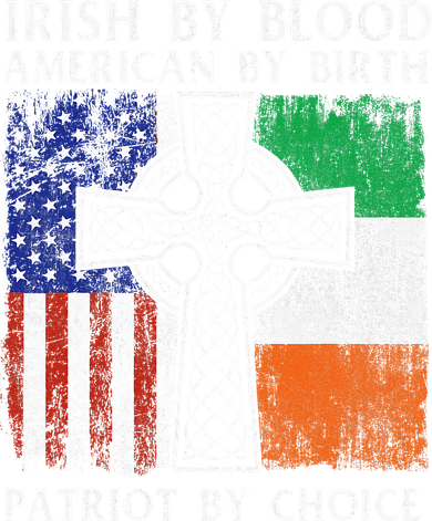 Irish By Blood American By Birth Patriot By Choice Ireland Bucket Hat