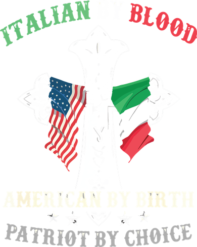 Italian By Blood American By Birth Patriot By Choice Cool Backpack