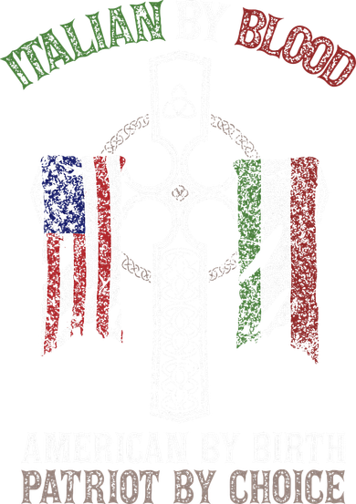 Italian By Blood American By Birth Patriot By Choice Bucket Hat