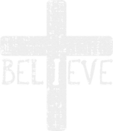 I Believe Cross God Jesus Faith Christian Coaster