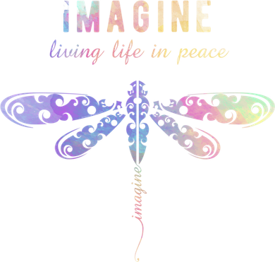 Imagine Boho Dragonfly Tee 60s 70s Retro Groovy Hippy Vibes Funny Gift Women's Sweatshirt
