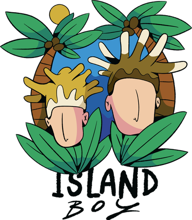 Island Boy Funny Women's Long Sleeve Shirt