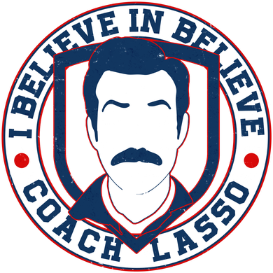 I Believe In Believe Coach Lasso Emblem Toddler Long Sleeve