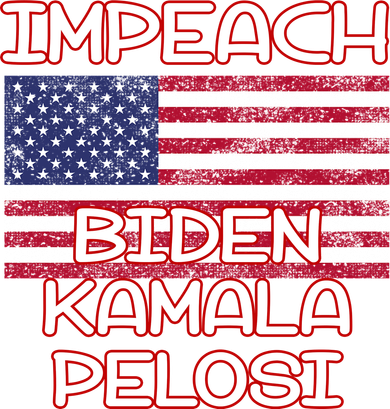 Impeach Biden Kamala Pelosi Women's Long Sleeve Shirt