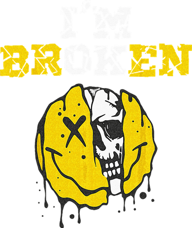 IM Broken Workout Running Invisible Illness Im OK Broken Toddler T-Shirt