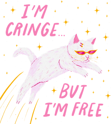 IM Cringe But IM Free Funny Women's T-Shirt