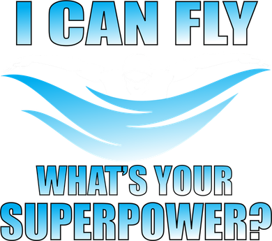 I Can Fly What's Your Superpower Swimming Kids T-Shirt