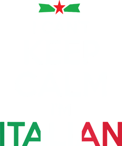 I Cant Keep Calm Im Italian Unisex Kids Sweatshirt