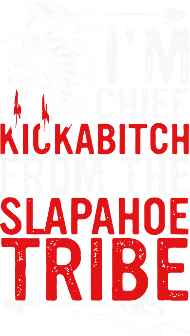 I'm chief kickabitch from the slapahoe tribe Women's Dry Zone Grid Polo