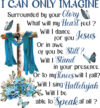 I Can Only Imagine Surrounded By Your Glory Heaven Toddler Hoodie