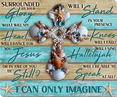 I Can Only Imagine Faith Sea Shell Cross Toddler Hoodie