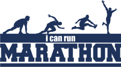 I Can Run Marathon Kids T-Shirt