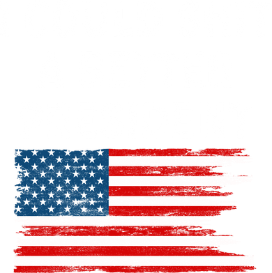 I Could Shit A Better President Distressed USA American Flag Women's Long Sleeve Shirt