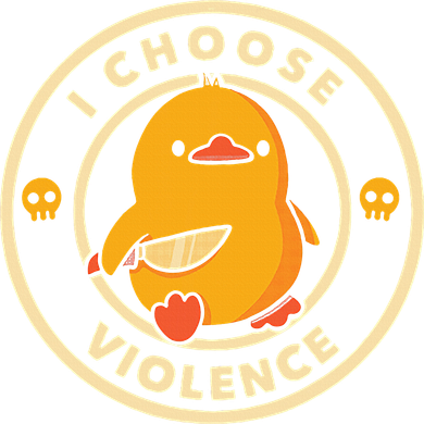 I Choose Violence Duck Tank Top