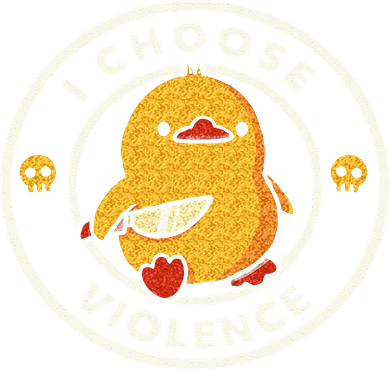 I Choose Violence Funny Duck Sayings Duck Animals Tank Top