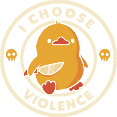 I Choose Violence Funny Duck By Tobe Fonseca Women's Tank Top