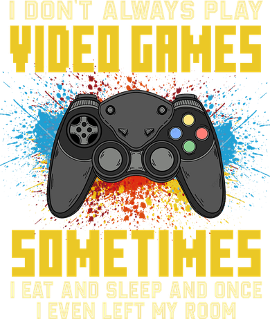 I Don't Always Play Video Games Funny Gamer Doggie Tank