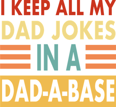I Keep All My Dad Jokes In A Dad-A-Base Golf Towel