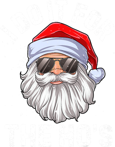 I Do It For The HoS Funny Inappropriate Christmas Santa Gift Long Sleeve Shirt