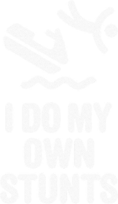 I Do My Own Stunts Jet Ski Personal Watercraft PWC Gift 11oz C Handle Ceramic Mug