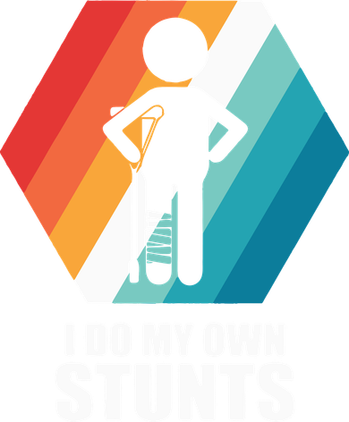 I Do My Own Stunts Funny Broken Leg Feet Injury Get Well Soon Women's Tank Top