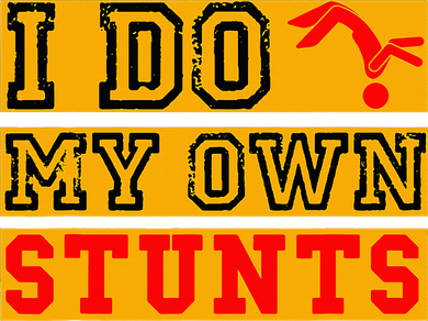 I Do My Own Stunts Funny Broken Bone Injury Get Well Women's Sweatshirt