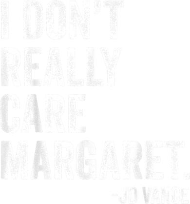 I Don’T Really Care Margaret Jd Vance Funny Minimalist Pajama Set