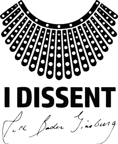 I Dissent Rbg Ruth Bader Ginsburg Rights Equality Kids T-Shirt