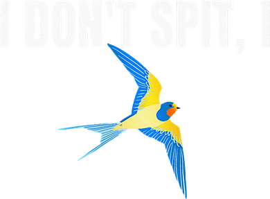 I Dont Spit I Swallow Funny Bird Watching Party BBQ Party Coaster