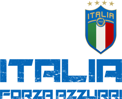 Italia Forza Azzurri Soccer FutbolItaly Flag Logo Women's T-Shirt