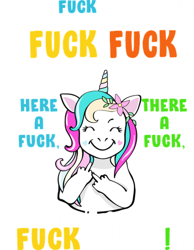 I Don't Give A Fuck Fuck Offensive Funny Unicorn Baby Bodysuit