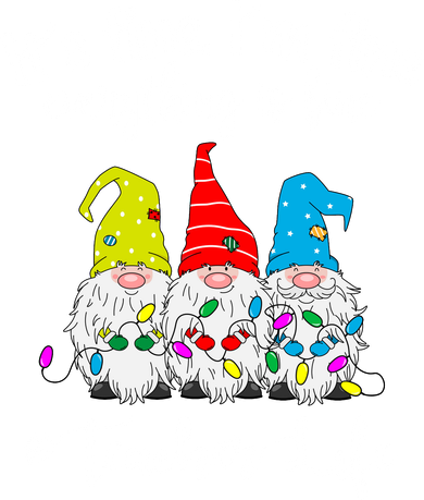 It's Fine I'm Fine Everything Is Fine Teacher Life Gnome Funny Women's T-Shirt