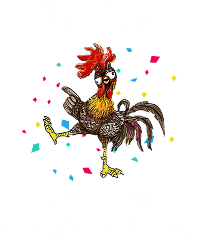 It's Fine I'm Fine Everything Is Fine Funny Chicken Long Sleeve Apron