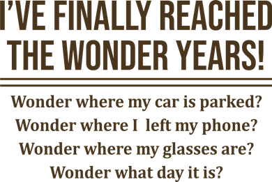 Ive Finally Reached The Wonder Years Funny Women's Tank Top