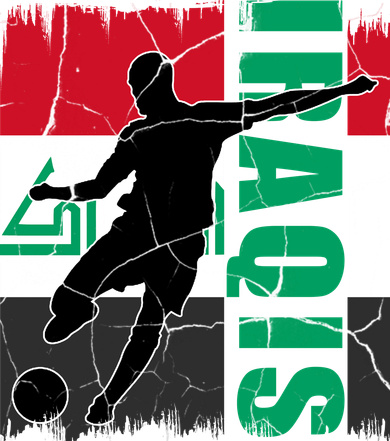 Iraqi Futbol Soccer Player Tank Top