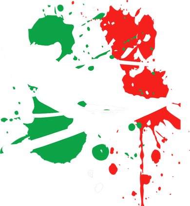 Italy Flag Skier Italian Alpine Skiing Doggie Tank