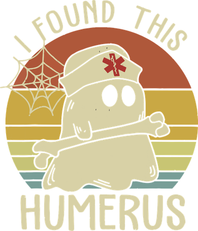 I Found This Humerus Halloween Nurse Nursing Ghost Humorous Tumbler