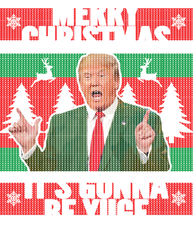 Trump It's Gonna Be Yuge Ugly Christmas  Kids T-Shirt
