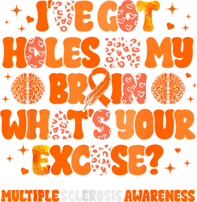 I've Got Holes In My Brain Multiple Sclerosis Awareness MS Kids Long Sleeve Shirt