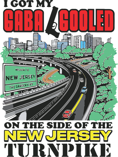 I Got My Gaba Gooled On The Side Of The New Jersey Turnpike Ornament