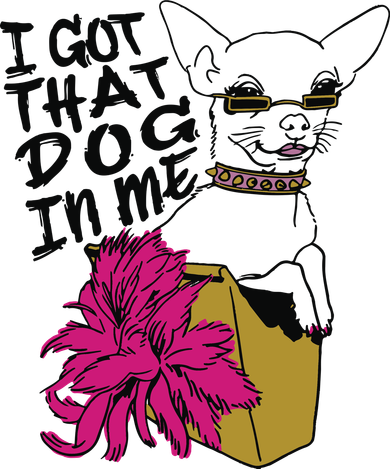 I Got That Dog In Me Chihuahua Kids Long Sleeve Shirt