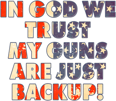 In God We Trust My Guns Are Just Backup Tote Bag